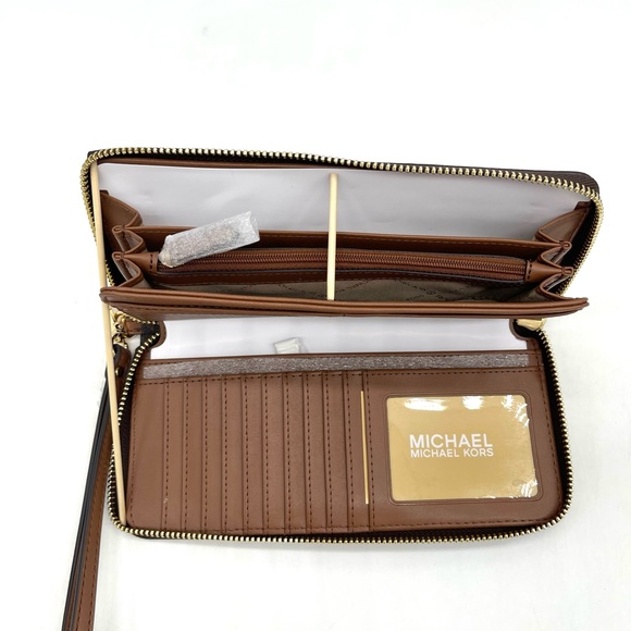 Michael Ko Large Continental Wallet Wristlet - Picture 6 of 7